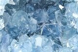 Sparkling Celestine (Celestite) Geode Section - Madagascar #364741-1